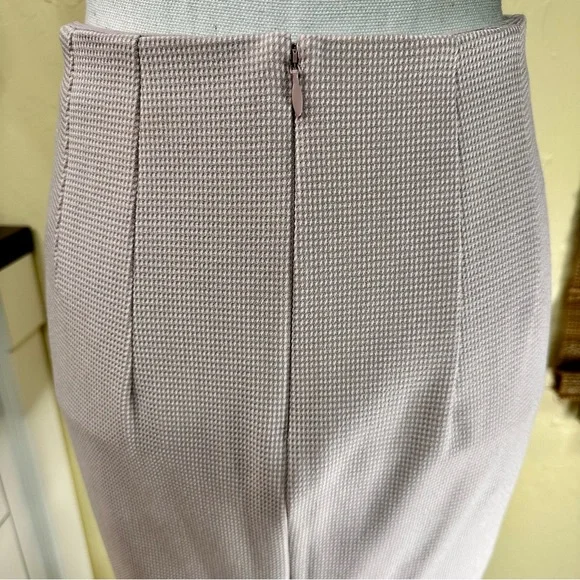 Express Pink White High Waisted Pencil Straight Skirt - Picture 3 of 6